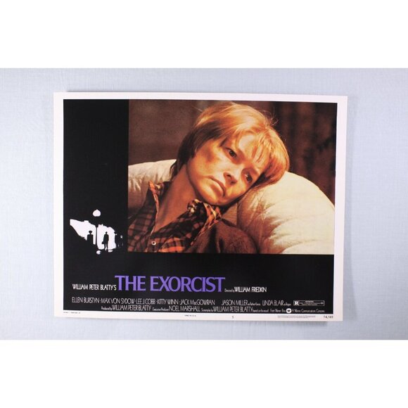 1974 The Exorcist Lobby cards 11 x 8.5" horror movie promo posters, The Exorcist - Picture 6 of 10